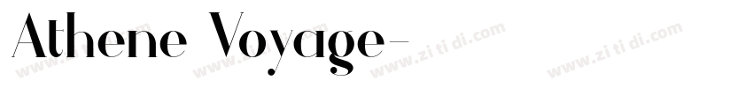 Athene Voyage字体转换